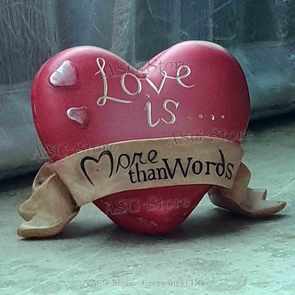 Herz "Love is..." More than words