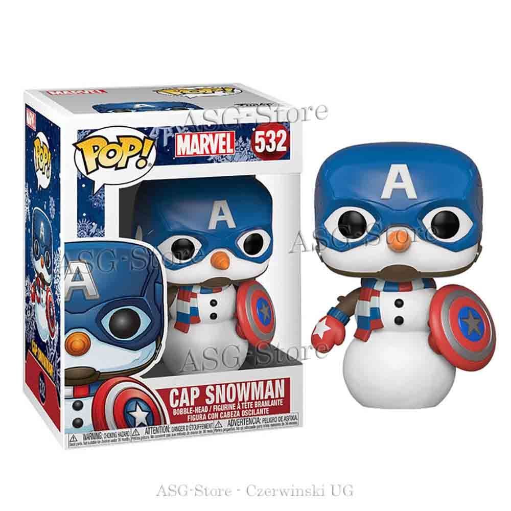 Funko Pop Holiday 532 Marvel Cap Snowman
