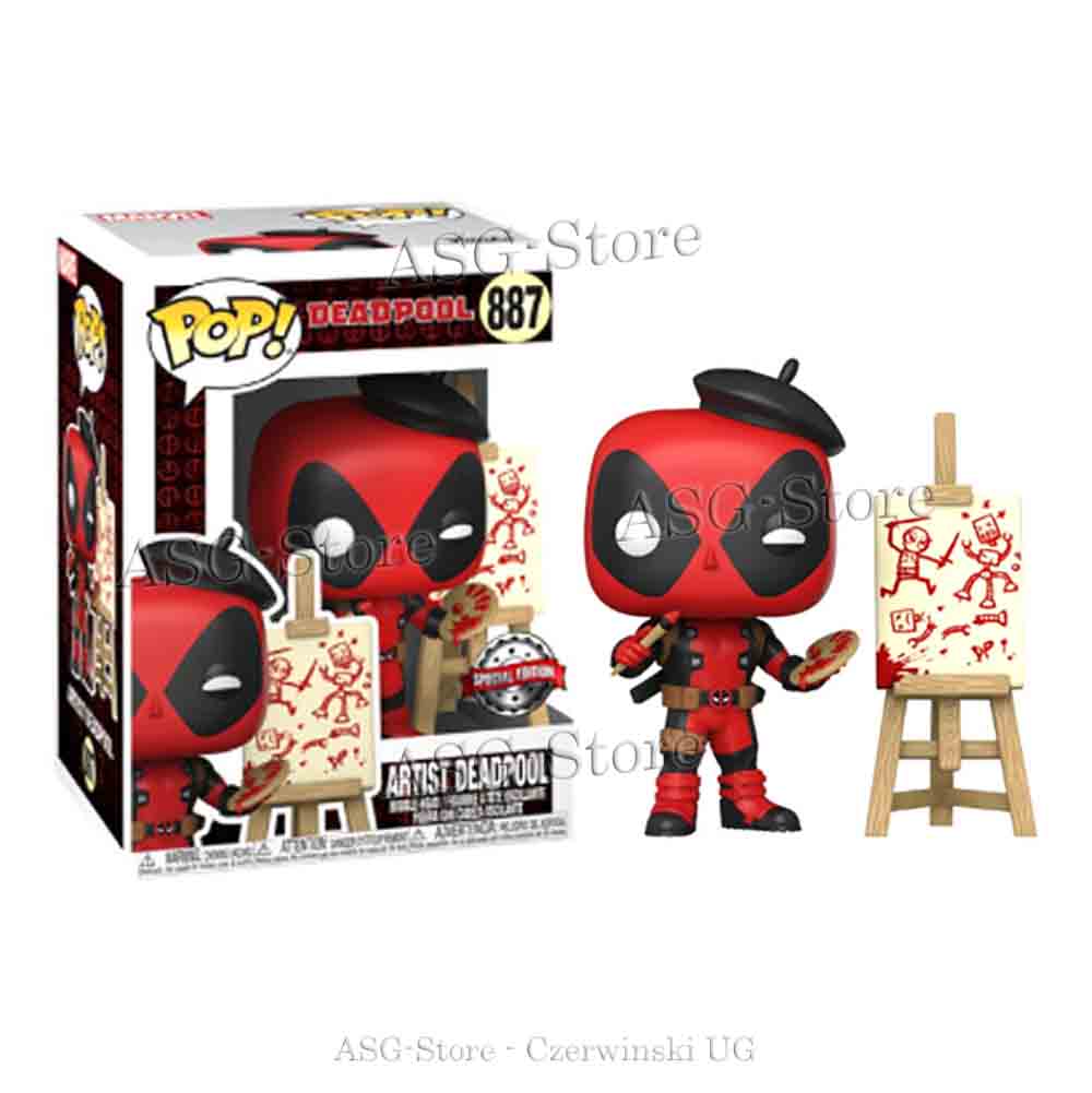 Artist Deadppol - Funko Pop Marvel 887 - Special Edition