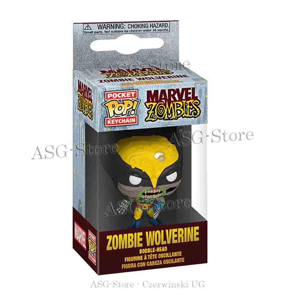 Funko Pocket Pop Keychain Marvel Zombie Wolverine