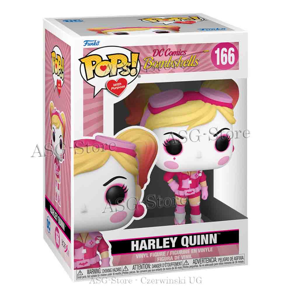 Funko Pop DC Comics 166 Breast Cancer Awareness- Bombshell Harley Quinn Funko Pop DC Comics 166 Breast Cancer Awareness- Bombshell Harley Quinn