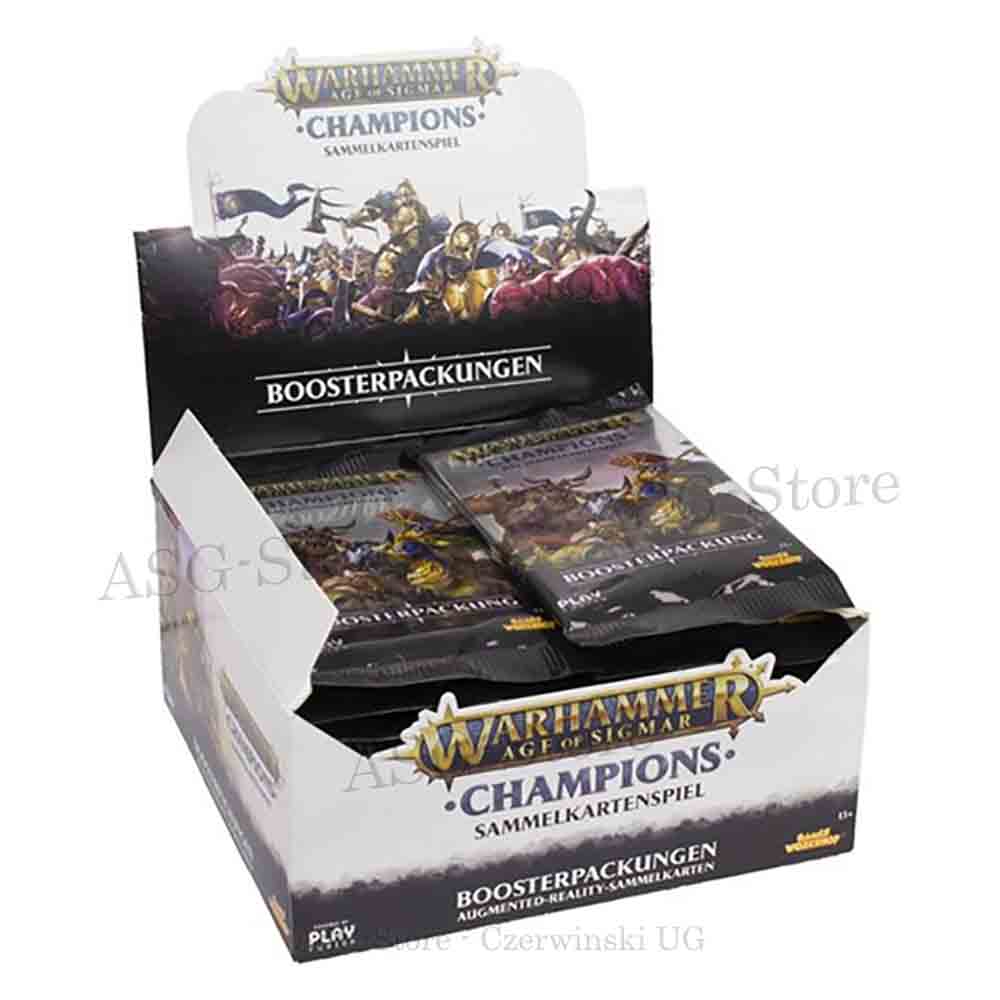 Warhammer Age of SIGMAR | Champions das Sammelkartenspiel | Boosterpack (Deutsch)