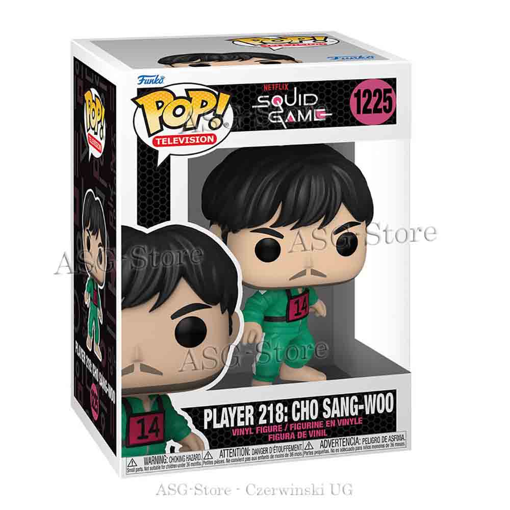 Player 218: Cho Sang-Woo - Squid Game - Funko Pop Television 1225 Player 218: Cho Sang-Woo - Squid Game - Funko Pop Television 1225