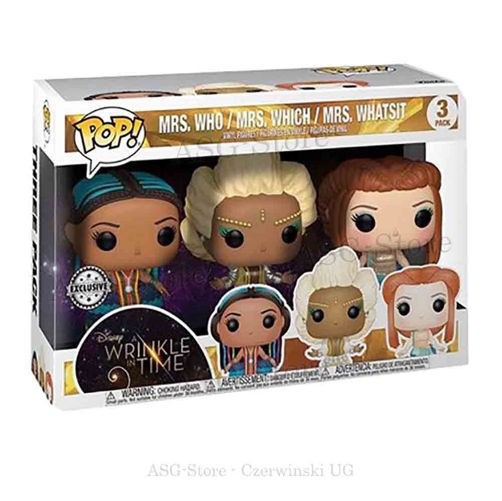 Mrs. Who, Mrs. Which & Mrs. Whatsit - Wrinkle in Time - Funko Pop 3Pack Exclusive