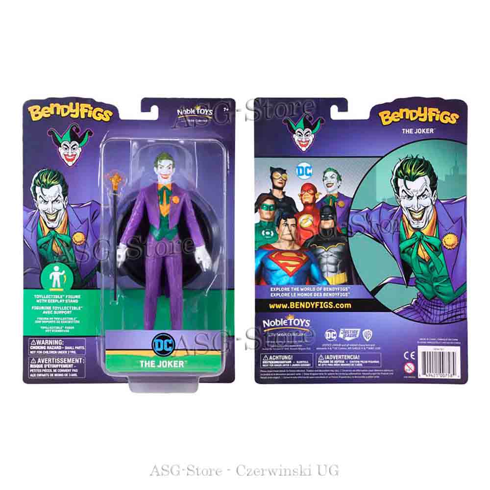 DC Comics - Joker als Bendyfigs Biegefigur 