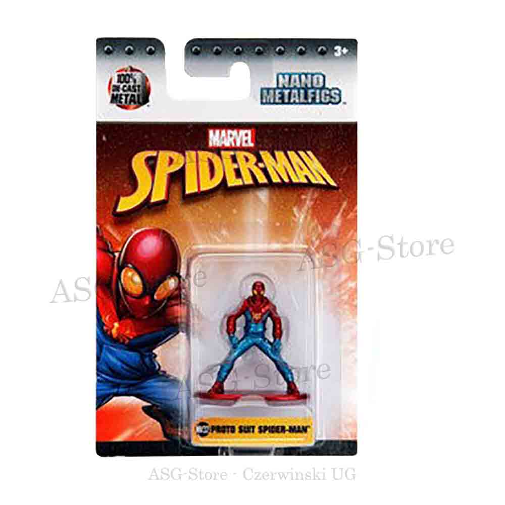 Marvel Spiderman Nano Metal Figur MV32 Proto Suit Spider-Man