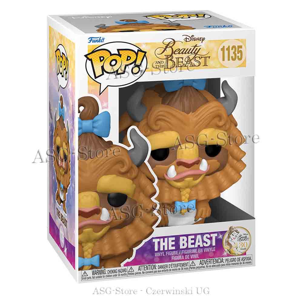 The Beast with Curls - 30 Years The Beauty and the Beast - Funko Pop Disney 1135