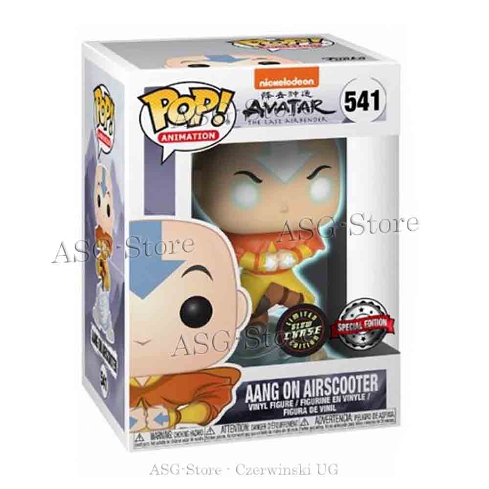 Funko Pop Aang on Airscooter Limited Glow Chase Edition Funko Pop Aang on Airscooter Limited Glow Chase Edition