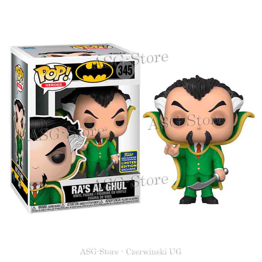 Funko Pop Heroes 345 Batman Ra's al Ghul 2020 Summer Convention Limited Edition 