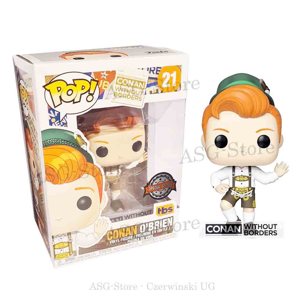 Conan O´Brien mit Lederhose -Conan without Borders - Funko Pop 21