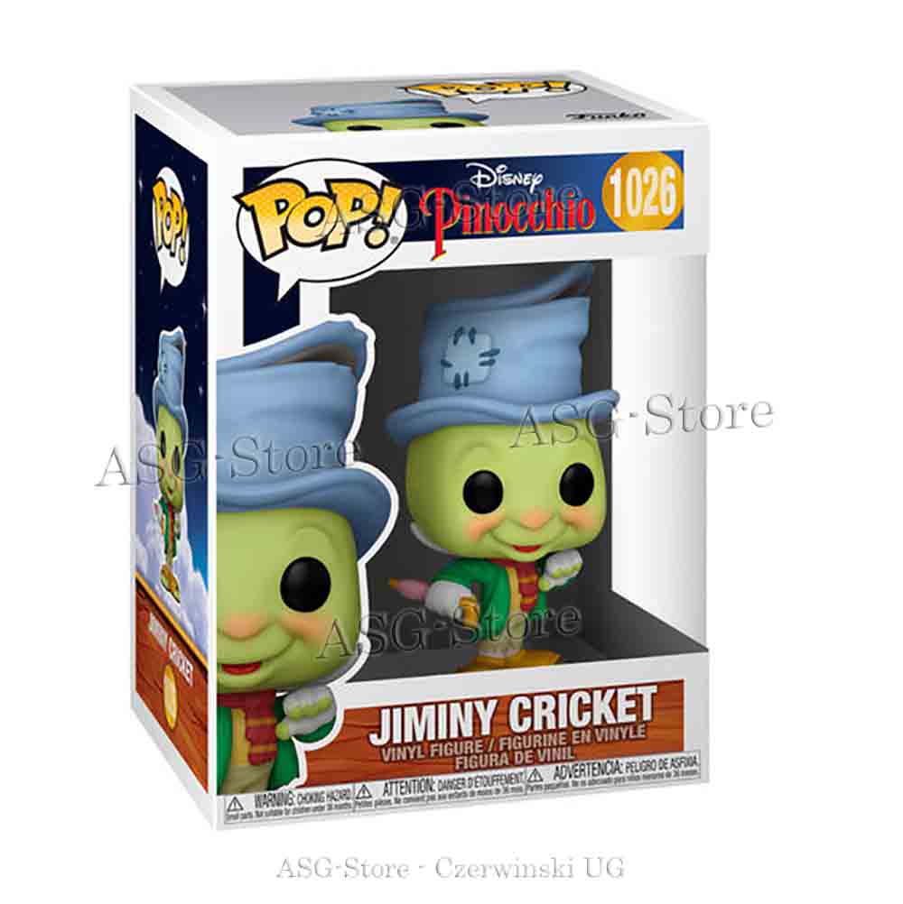 Funko Pop Disney 1026 Pinocchio Street Jiminy Cricket Funko Pop Disney 1026 Pinocchio Street Jiminy Cricket