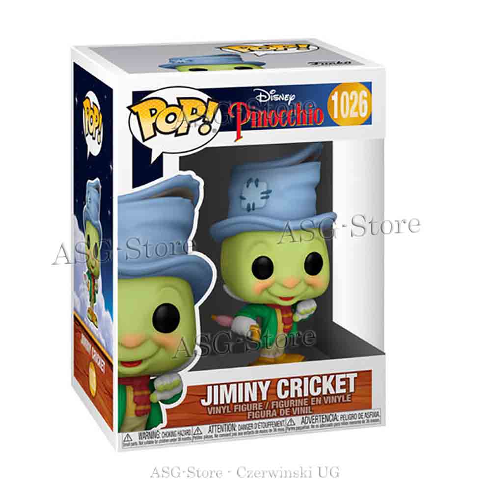 Funko Pop Disney 1026 Pinocchio Street Jiminy Cricket