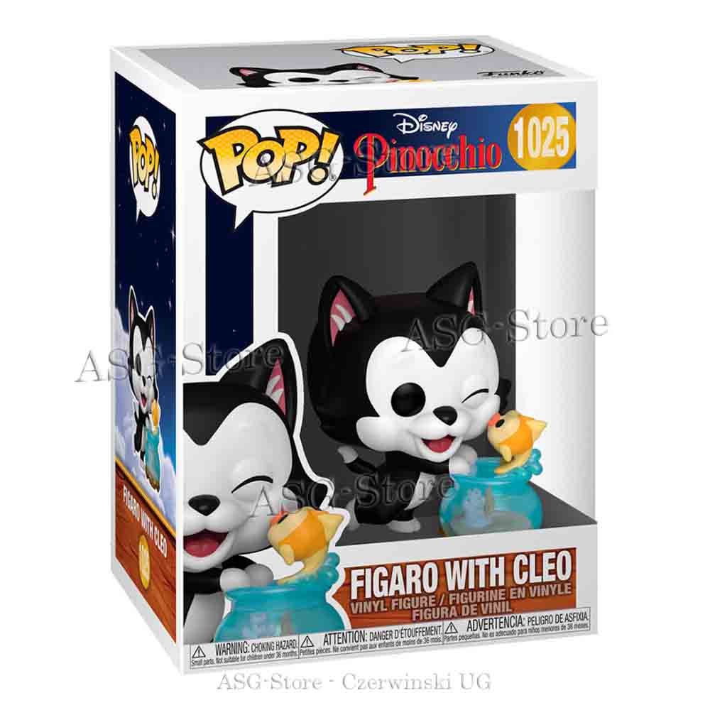 Funko Pop Disney 1025 Pinocchio Figaro with Cleo