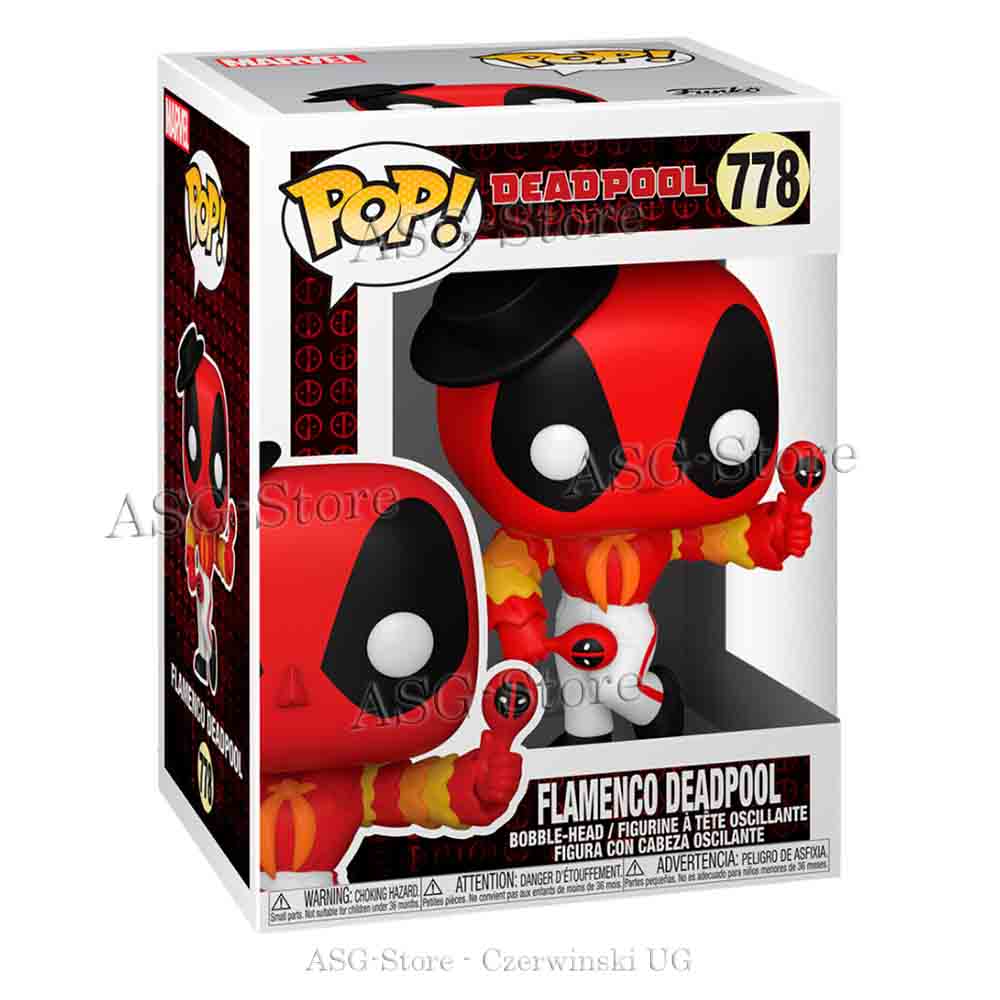 Funko Pop Marvel 778 Deadpool 30th Flamenco Deadpool Funko Pop Marvel 778 Deadpool 30th Flamenco Deadpool