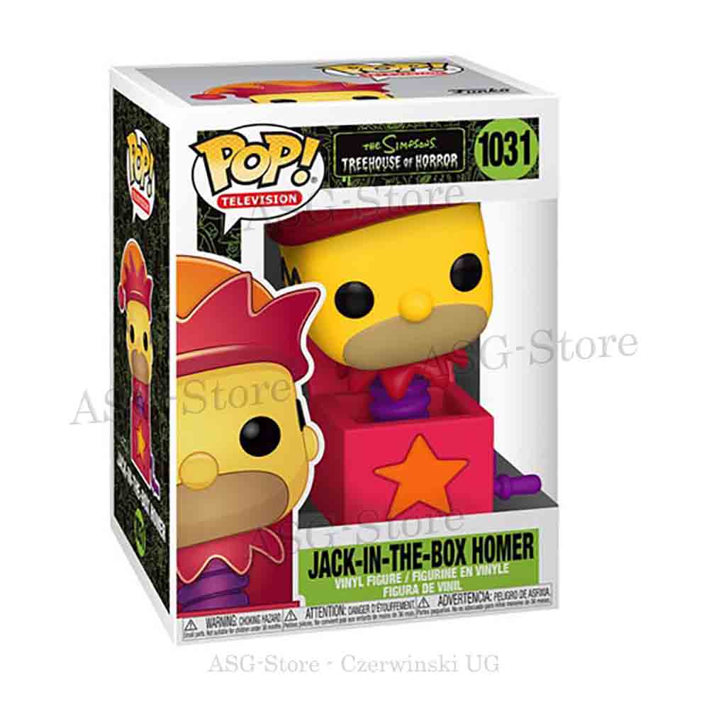 Funko Pop Television 1031 die Simpsons Jack-in-the-Box Homer