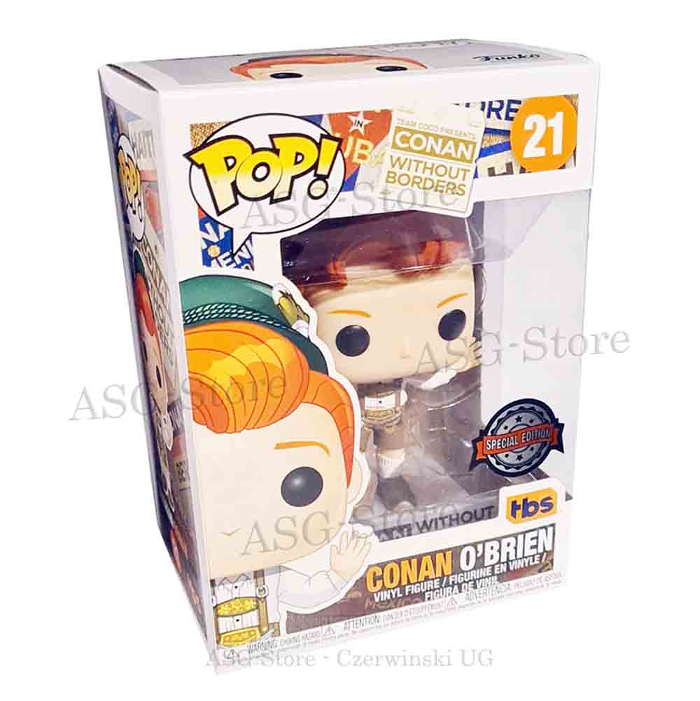 Conan O´Brien mit Lederhose -Conan without Borders - Funko Pop 21 Conan O´Brien mit Lederhose -Conan without Borders - Funko Pop 21