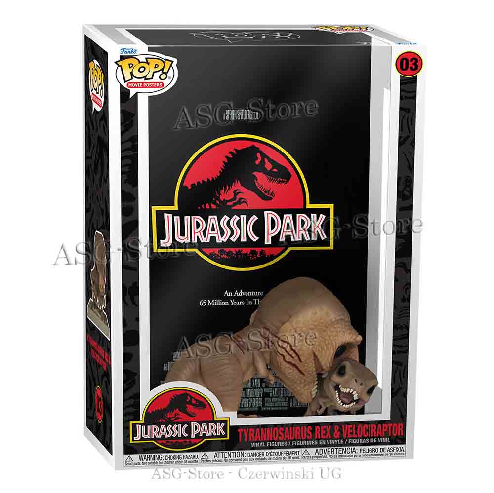 Tyrannosaurus Rex & Velociraptor | Jurassic Park | Funko Pop Movie Posters 03