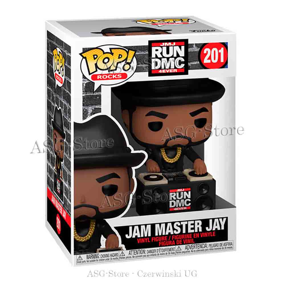 Funko Pop Rocks 201 RUN DMC 4 Ever Jam Master Jay