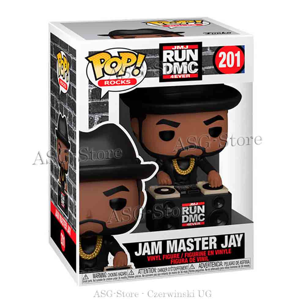 Funko Pop Rocks 201 RUN DMC 4 Ever Jam Master Jay Funko Pop Rocks 201 RUN DMC 4 Ever Jam Master Jay