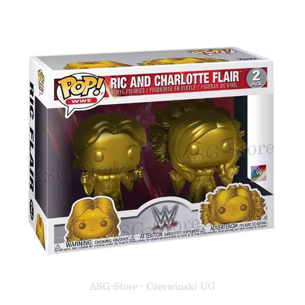 Funko Pop 2 Pack WWE Ric & Charlotte Flair