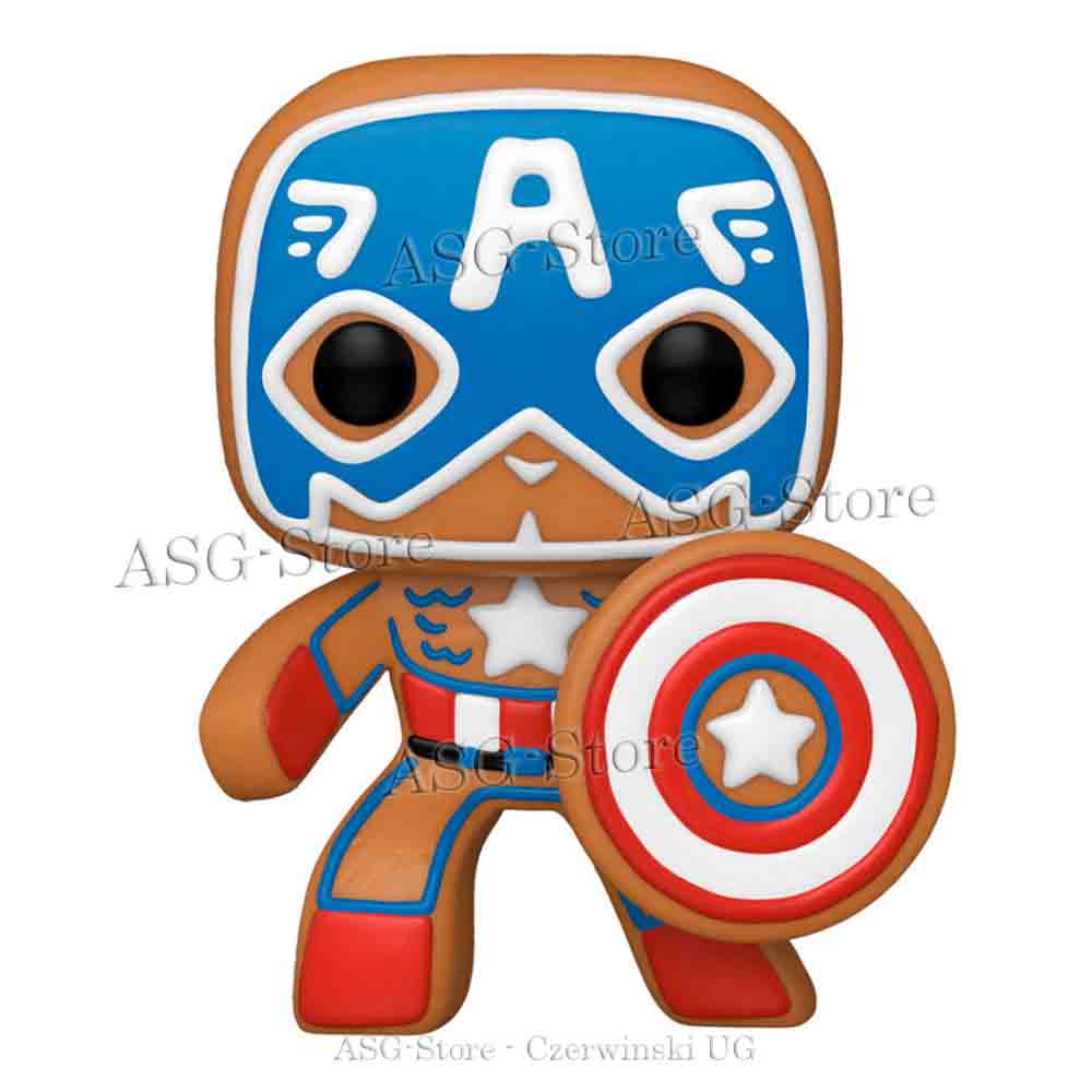 Funko Pop Marvel Holiday 933 Gingerbread Captain America