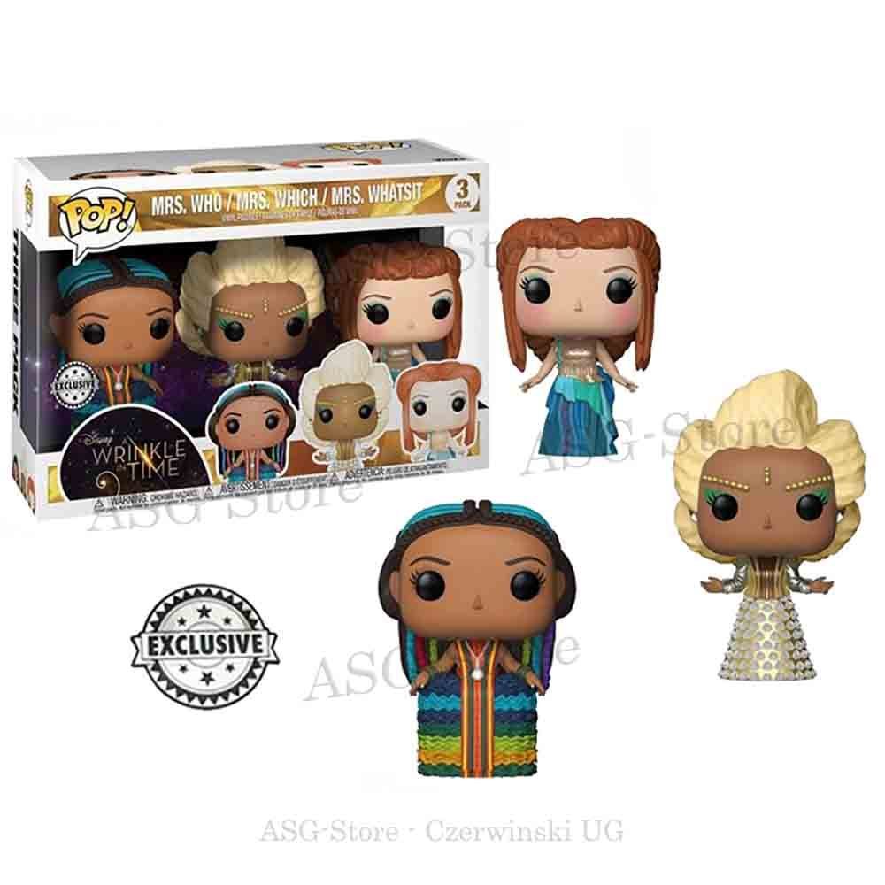 Mrs. Who, Mrs. Which & Mrs. Whatsit - Wrinkle in Time - Funko Pop 3Pack Exclusive