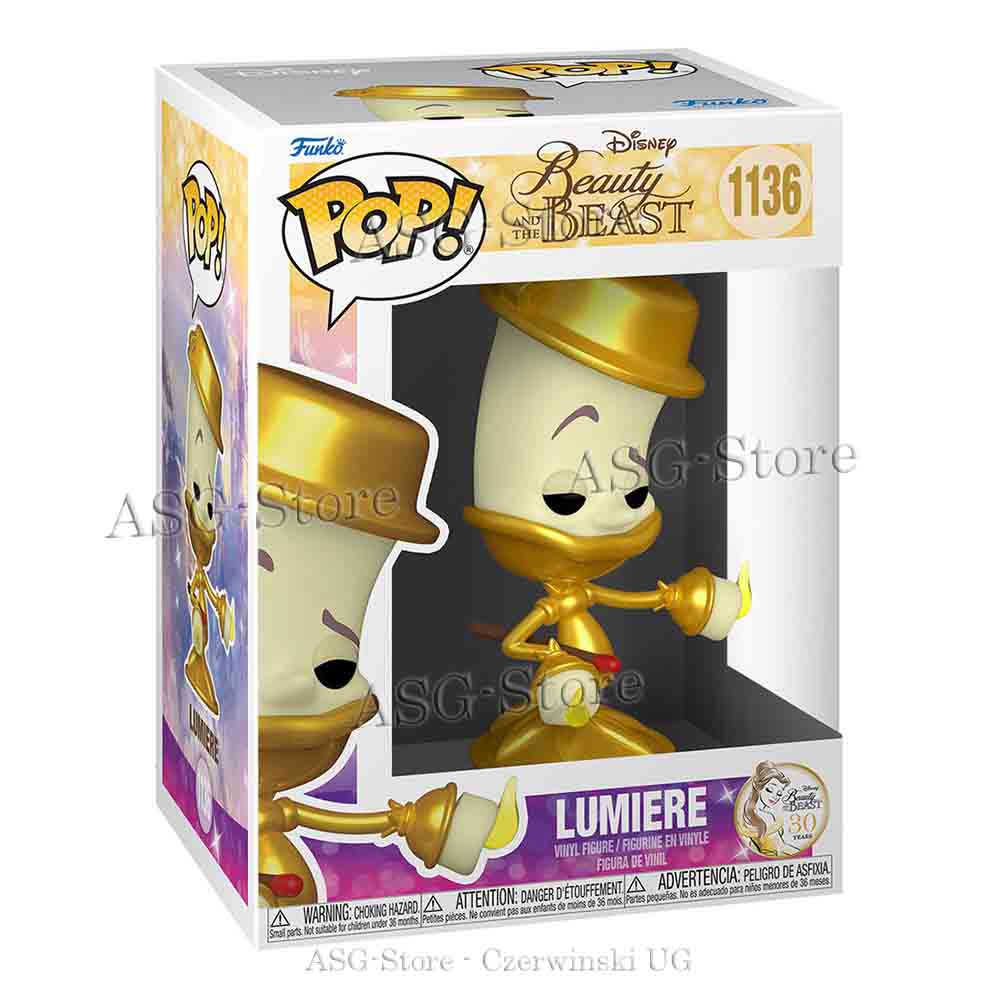 Lumiere - 30 Years The Beauty and the Beast - Funko Pop Disney 1136 Lumiere - 30 Years The Beauty and the Beast - Funko Pop Disney 1136