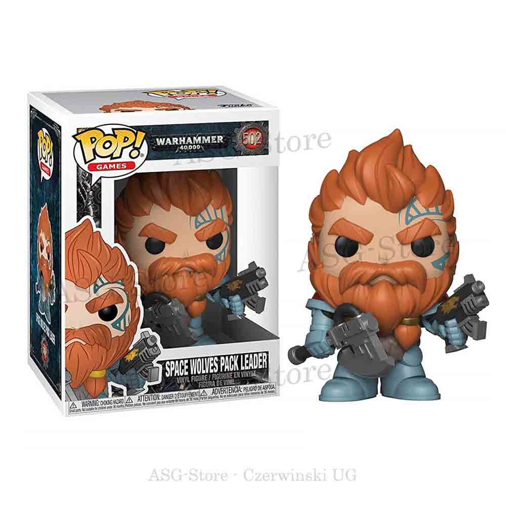 Funko Pop Games 502 Warhammer 40K Space Wolves Pack Leader 