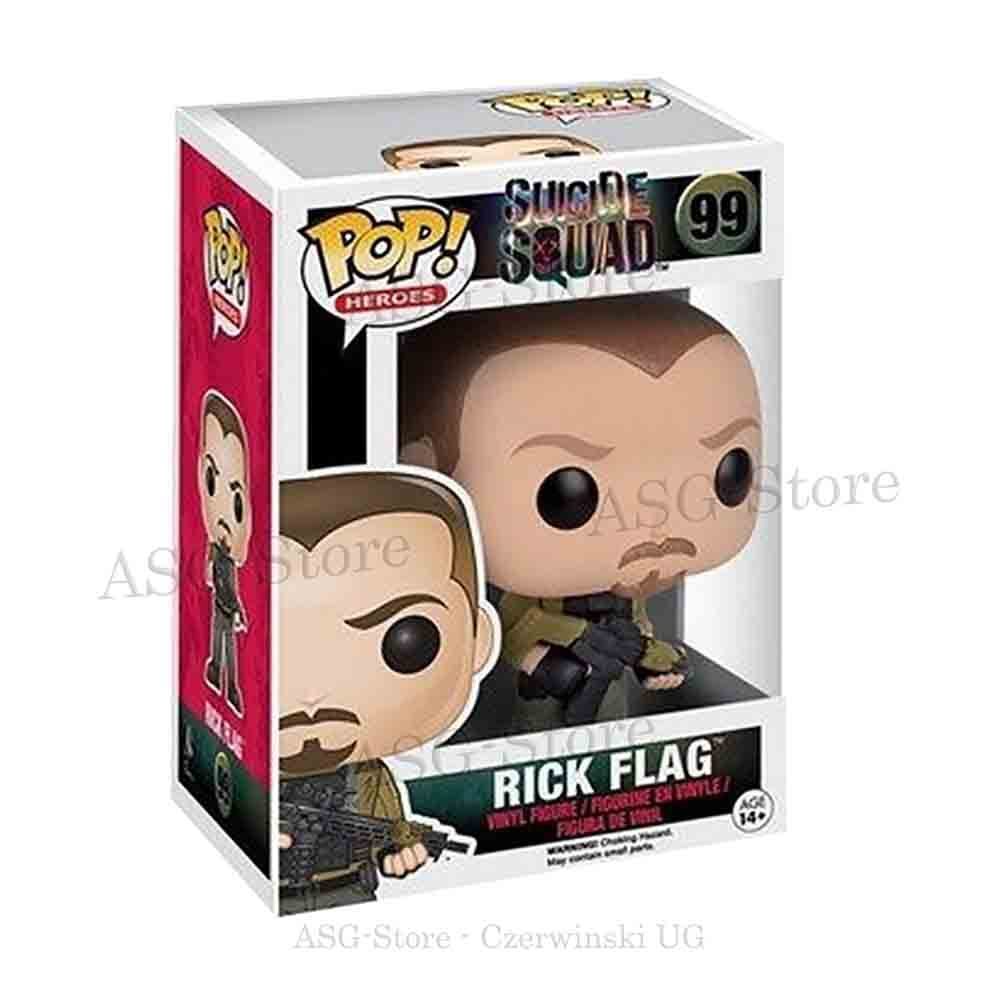 Funko Pop 99 Heros Suicide Squad Rick Flag
