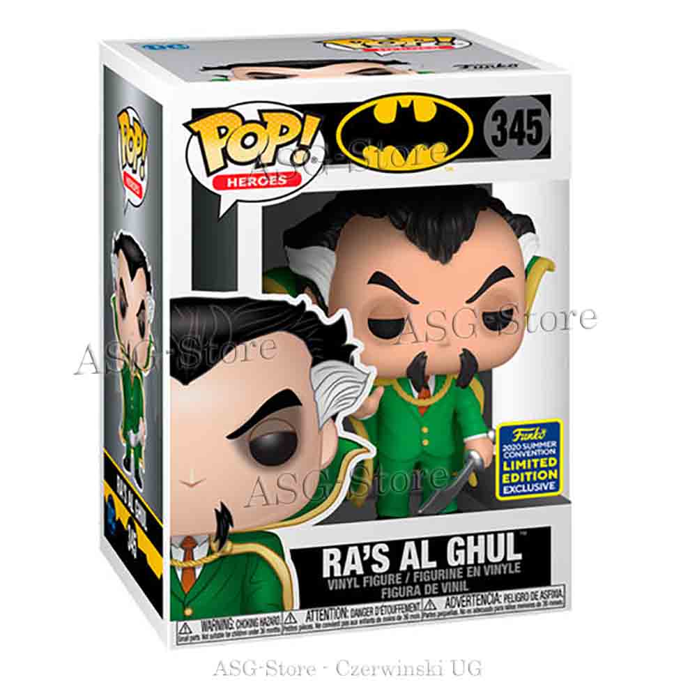 Funko Pop Heroes 345 Batman Ra's al Ghul 2020 Summer Convention Limited Edition Funko Pop Heroes 345 Batman Ra's al Ghul 2020 Summer Convention Limited Edition