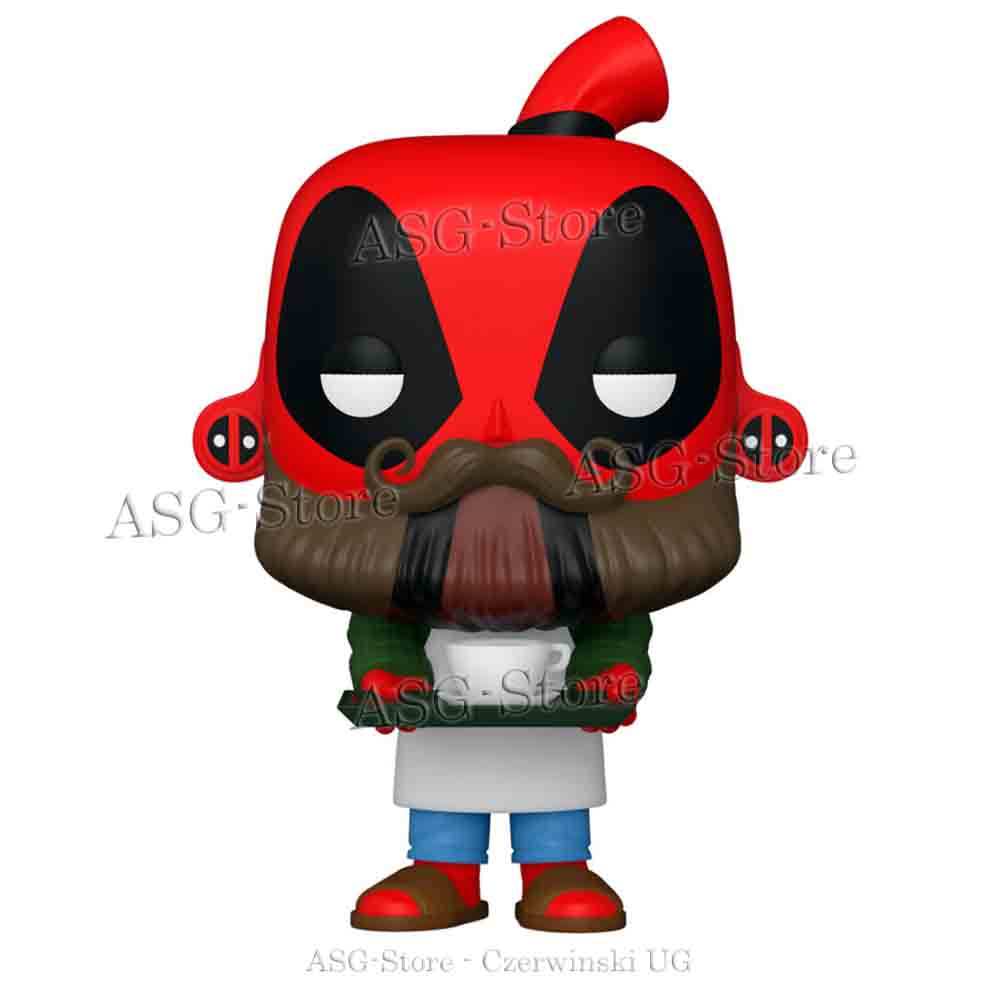 Funko Pop Marvel 775 Deadpool 30th Coffee Barista Deadpool