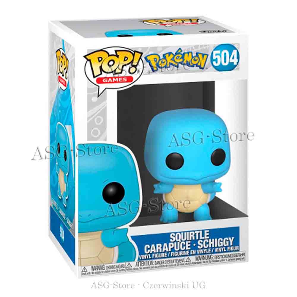 Sqirtle Carapuce | Schiggy - Pokémon - Funko Pop Games 504
