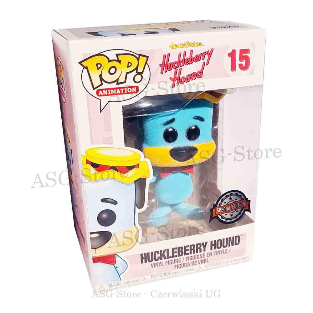 Funko Pop Animation 15 Hanna Barbera Huckleberry Hound flocked