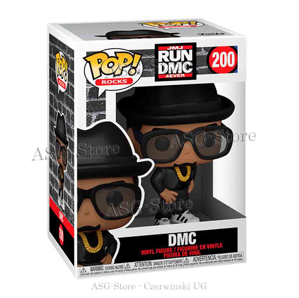 Funko Pop Rocks 200 RUN DMC 4 Ever DMC Funko Pop Rocks 200 RUN DMC 4 Ever DMC