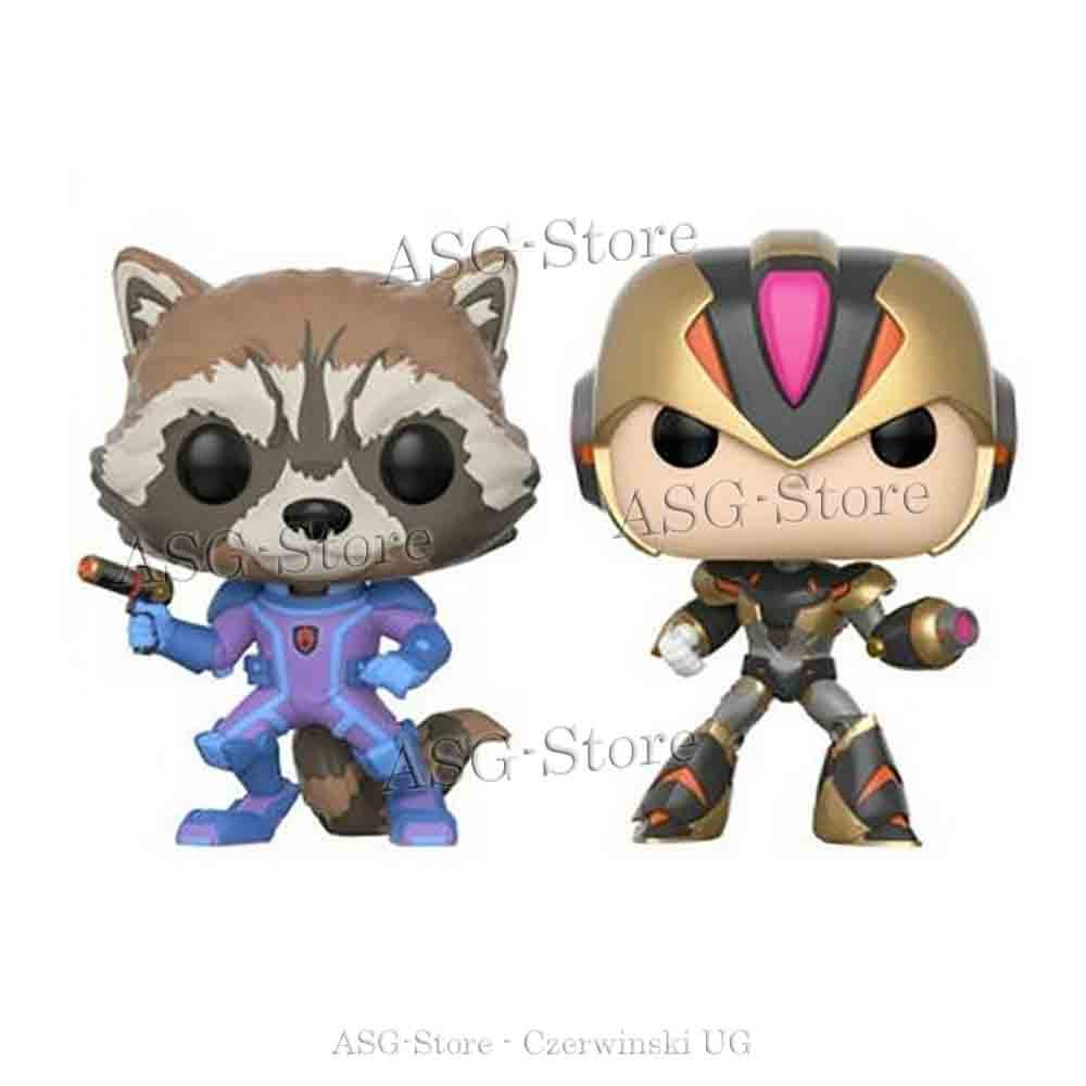 Rocket vs Mega Man X - Marvel - Funko Pop Games 2 Pack Exclusive Rocket vs Mega Man X - Marvel - Funko Pop Games 2 Pack Exclusive