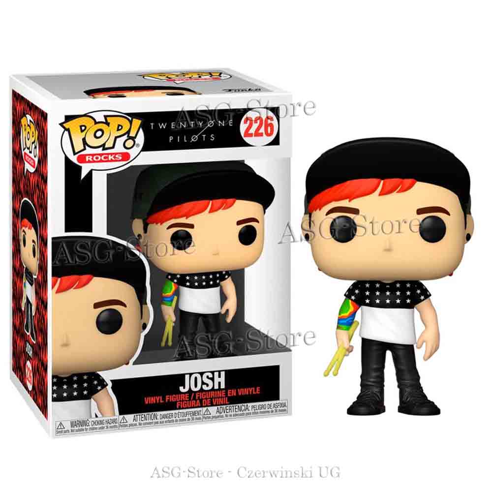 Funko Pop Rocks 226 Twenty One Pilots Stressed Out Joshua Dun