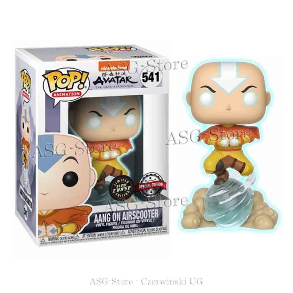 Funko Pop Aang on Airscooter Limited Glow Chase Edition