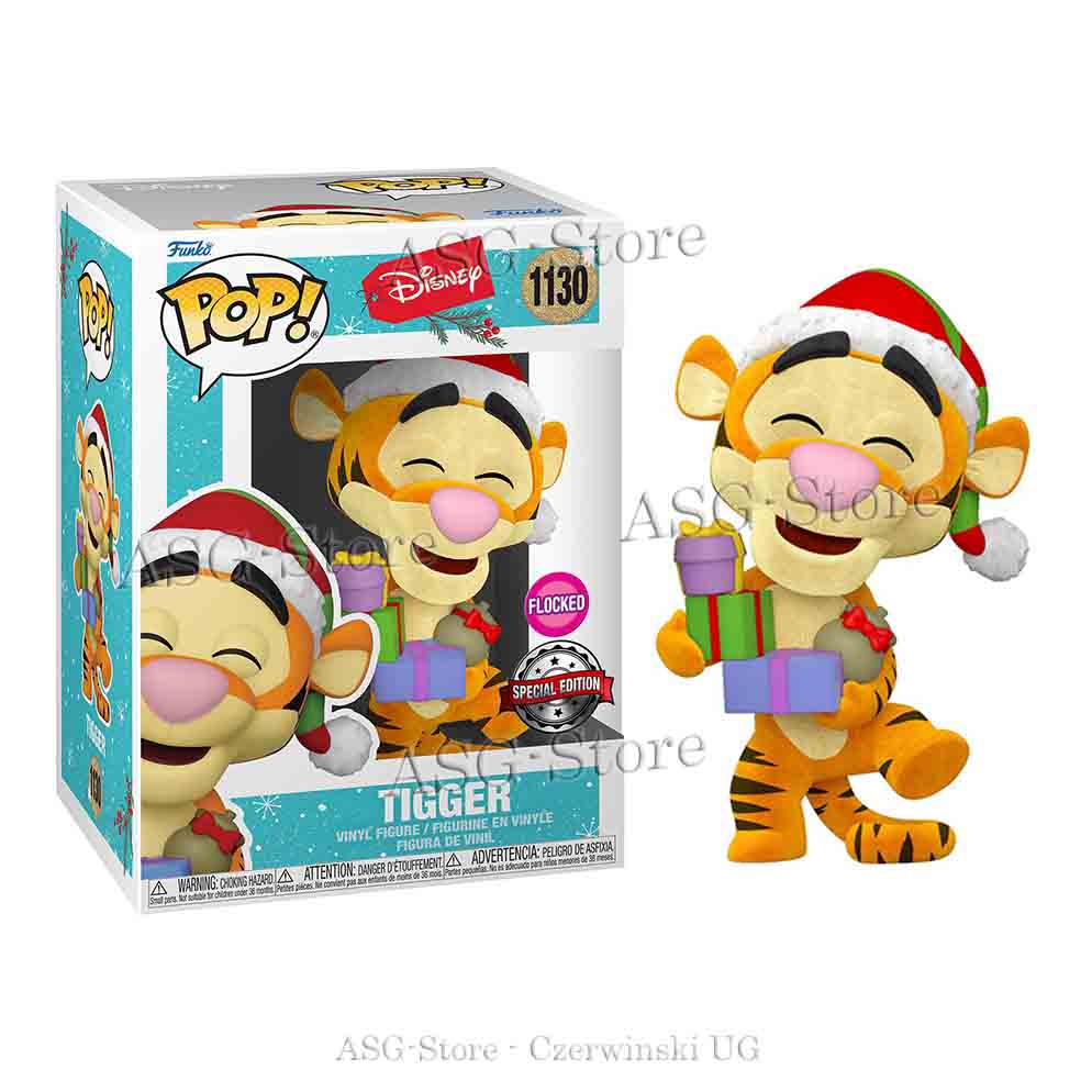 Funko Pop Disney Holiday 1130 Tigger Special Edition Flocked
