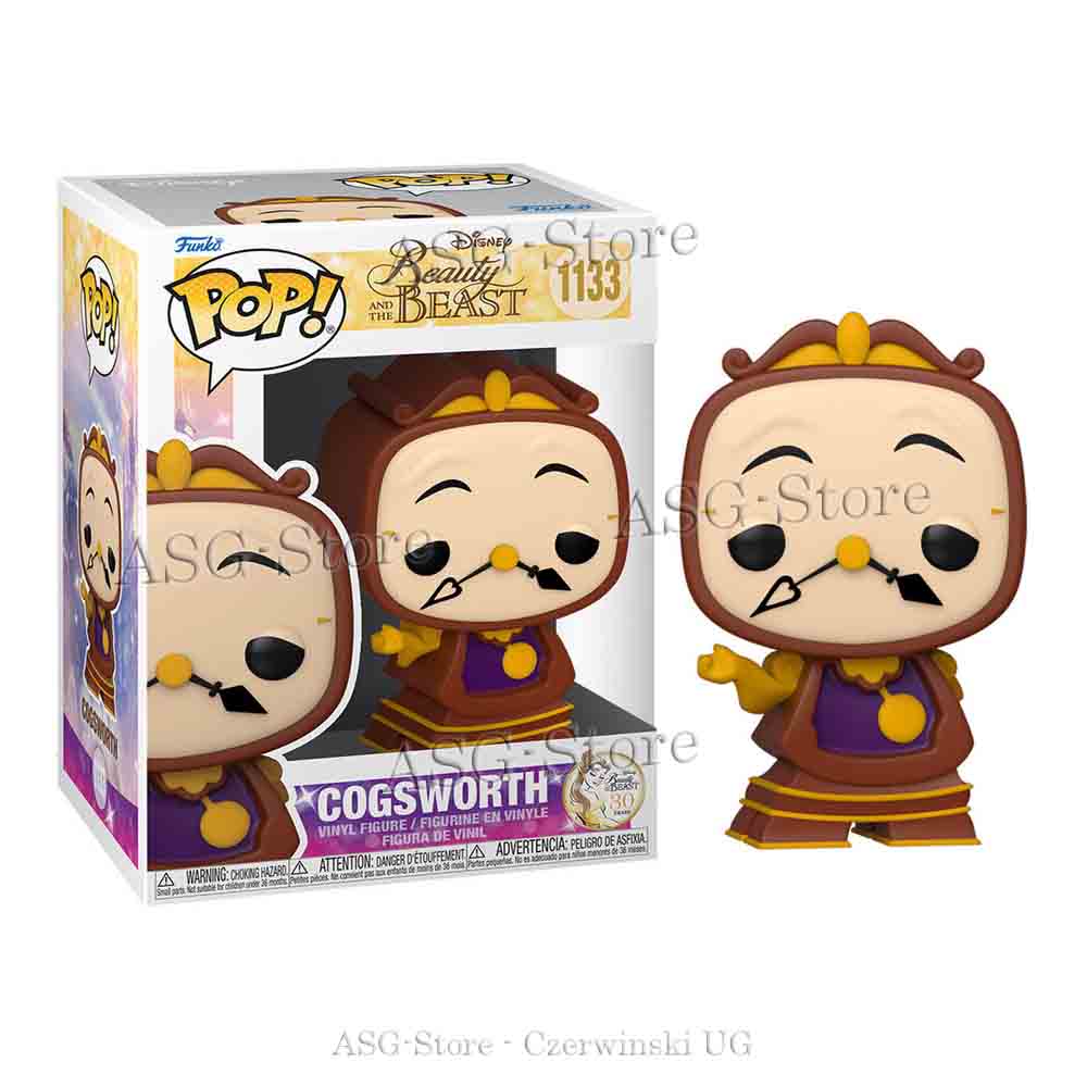 Cogsworth - 30 Years The Beauty and the Beast - Funko Pop Disney 1133