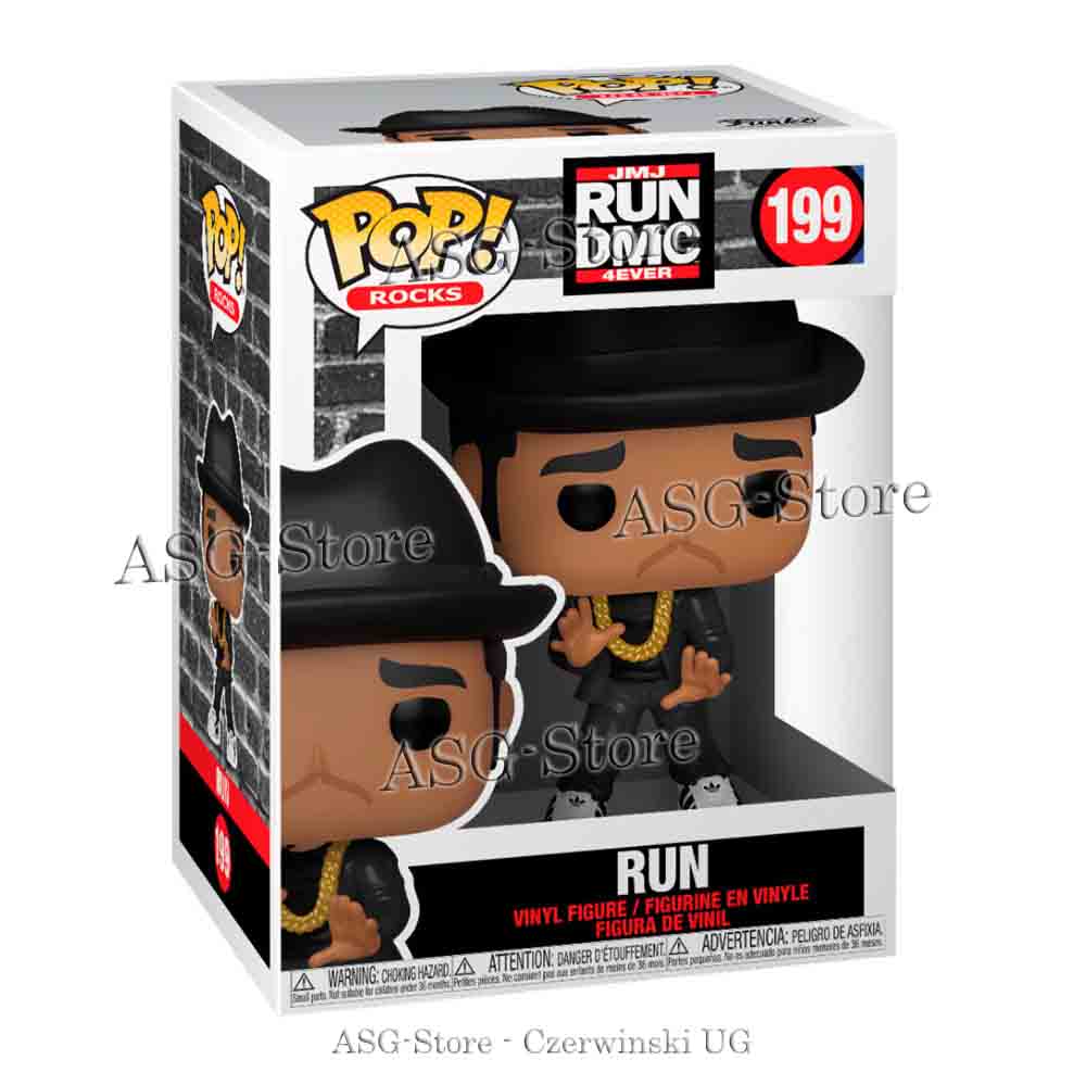 Funko Pop Rocks 199 JMJ RUN DMC 4 Ever RUN