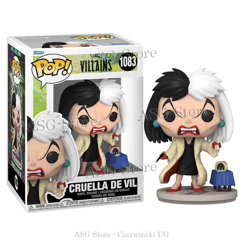 Cruella De Vil - Villains - Funko Pop Disney 1083