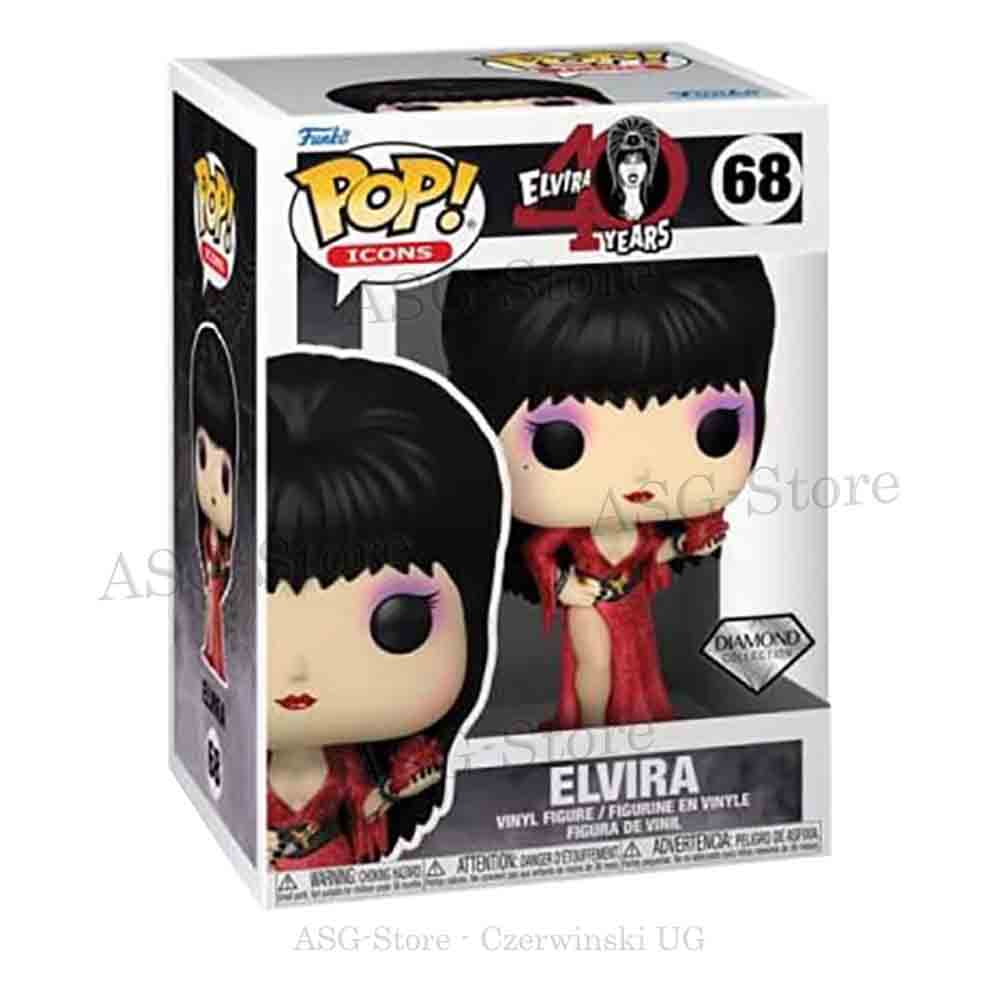 40 Years Elvira Diamond Collection - Funko Pop Icons 68 40 Years Elvira Diamond Collection - Funko Pop Icons 68