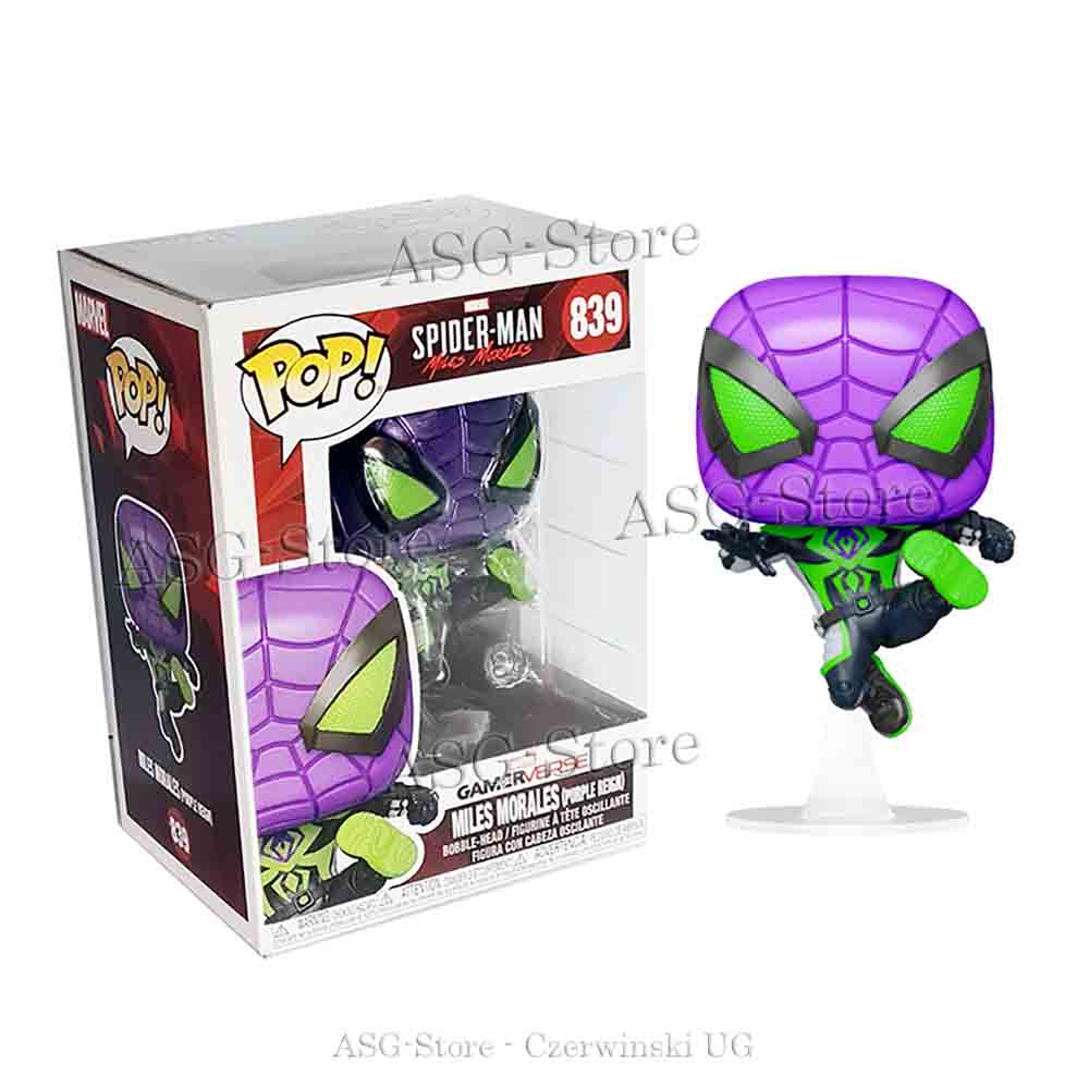 Funko Pop Marvel 839 Spider-Man Miles Morales (Purple Reign)