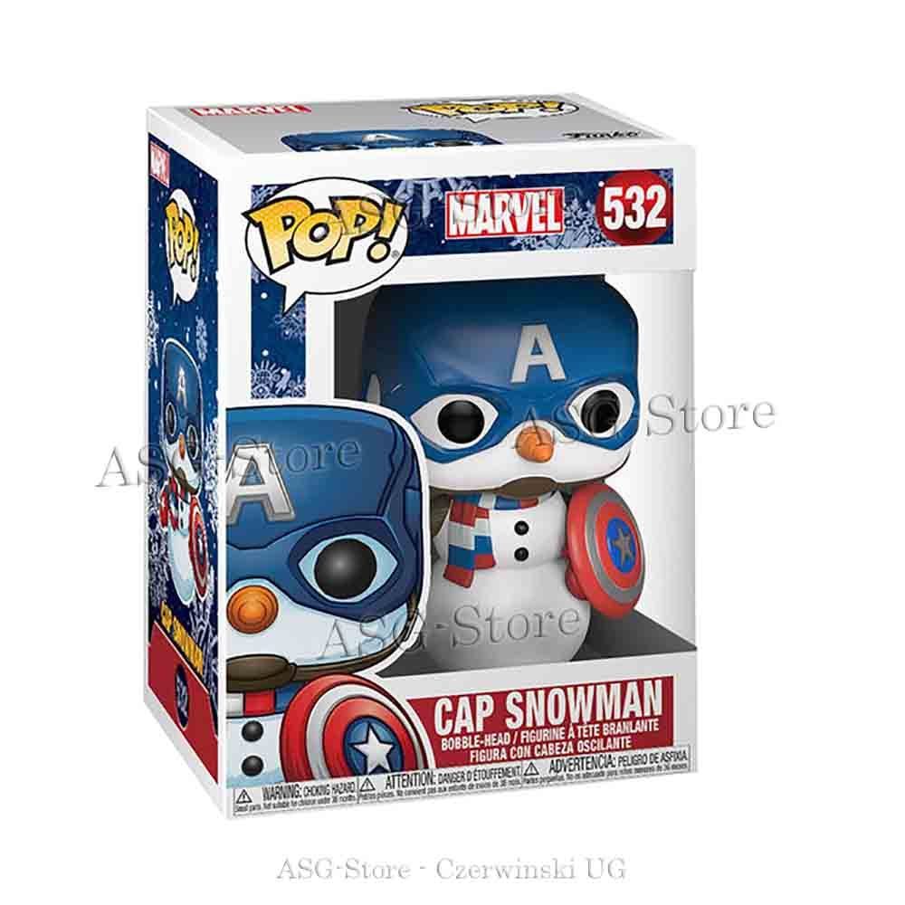 Funko Pop Holiday 532 Marvel Cap Snowman Funko Pop Holiday 532 Marvel Cap Snowman