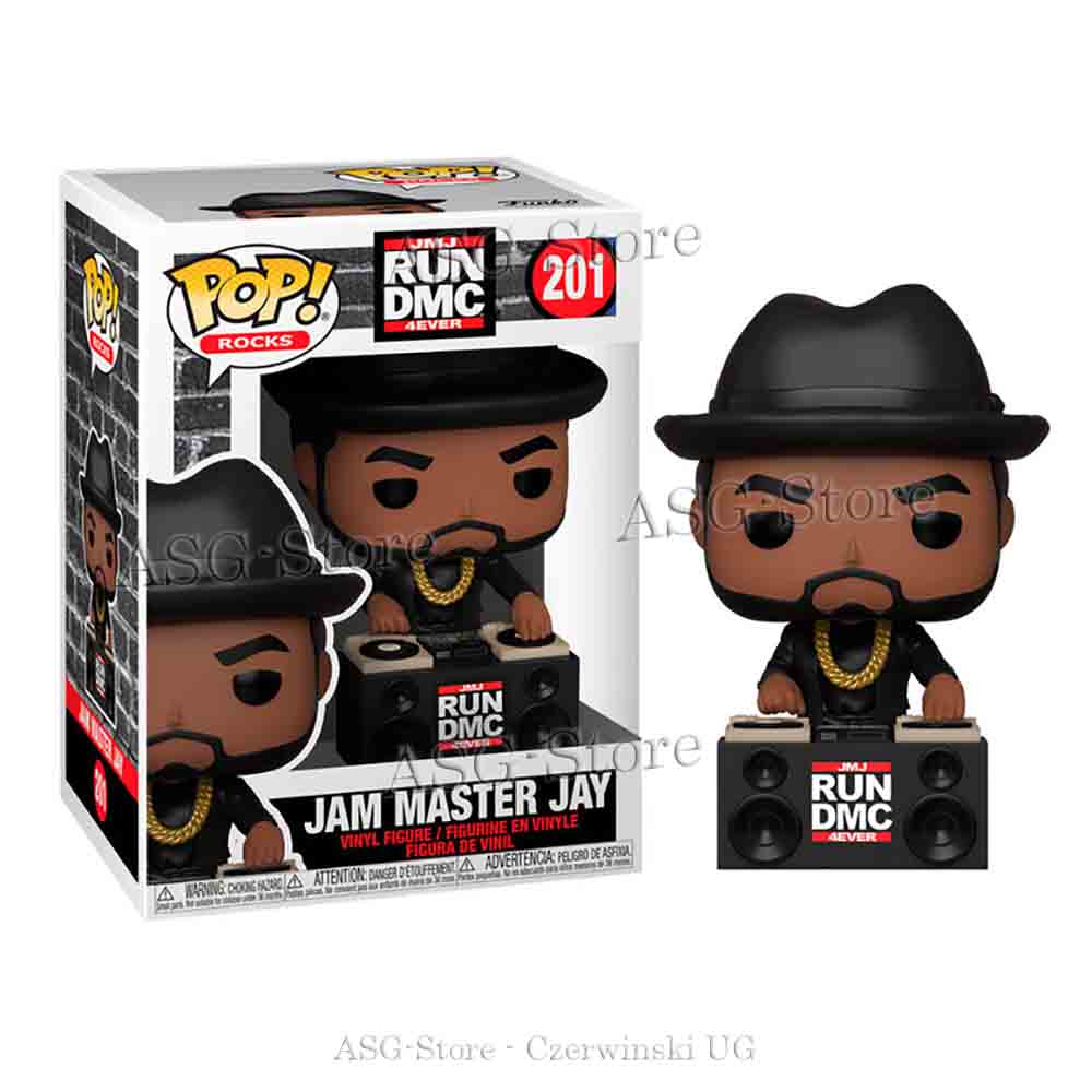 Funko Pop Rocks 201 RUN DMC 4 Ever Jam Master Jay