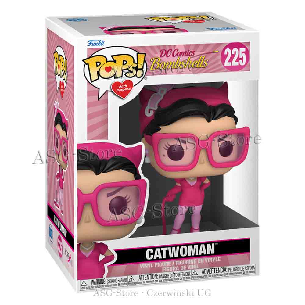 Funko Pop DC Comics 225 Breast Cancer Awareness- Bombshells Catwoman Funko Pop DC Comics 225 Breast Cancer Awareness- Bombshells Catwoman