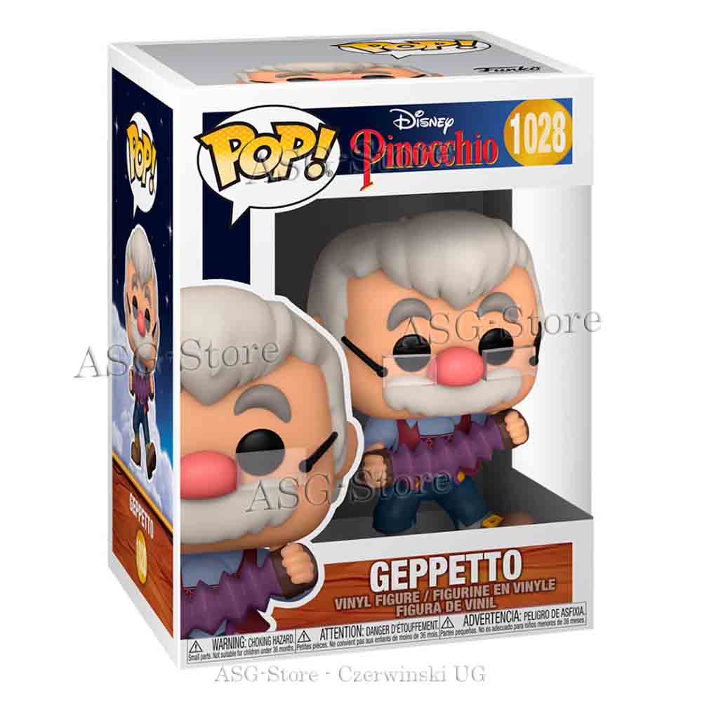 Funko Pop Disney 1028 Pinocchio Gepetto with Accordion