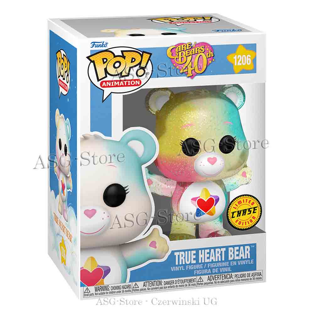 True Heart Bear | Care Bears 40th | Funko Pop Animation 1206 Chase