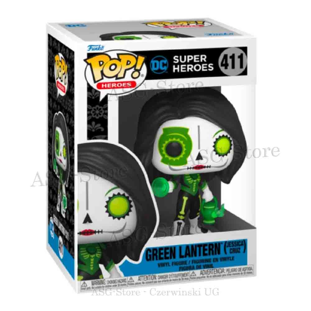 Funko Pop Heroes 411 Dia De Los Green Lantern (Jessica Cruz)