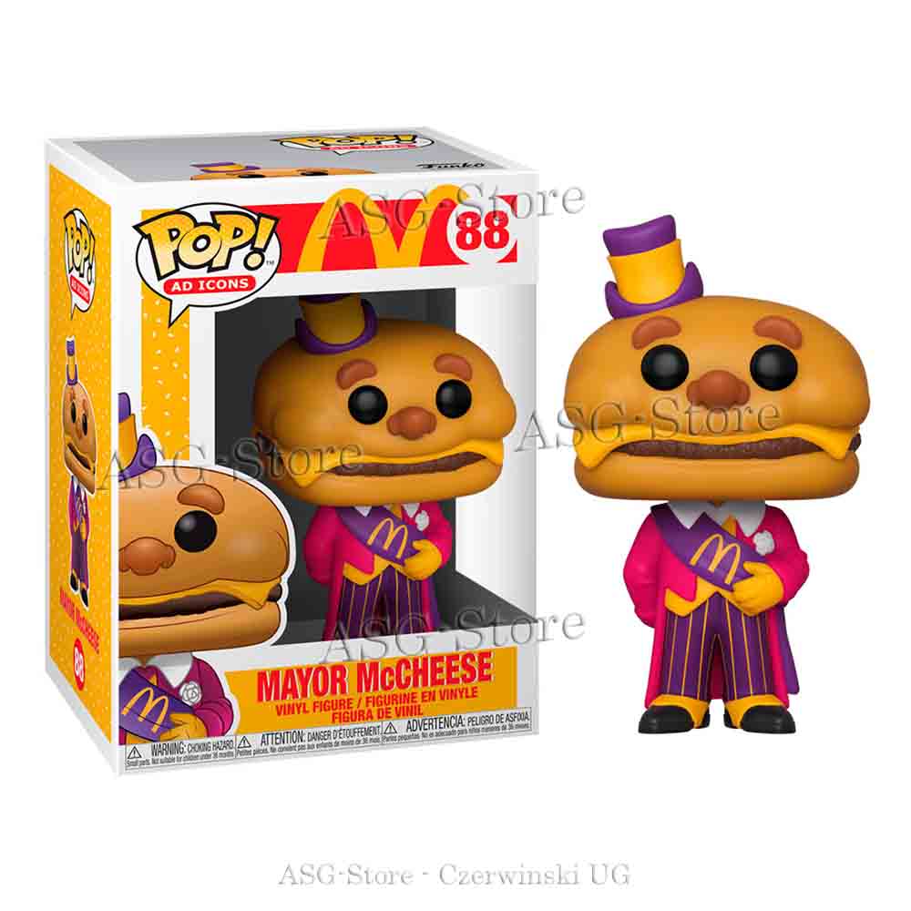 Funko Pop Ad Icons 88 MCDonalds Mayor McCheese Funko Pop Ad Icons 88 MCDonalds Mayor McCheese